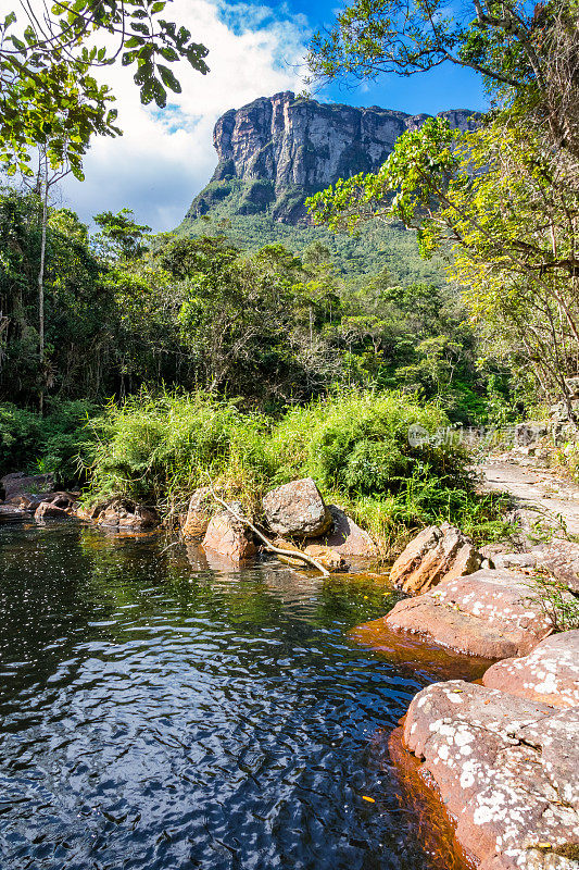 巴西Chapada Diamantina国家公园的河流